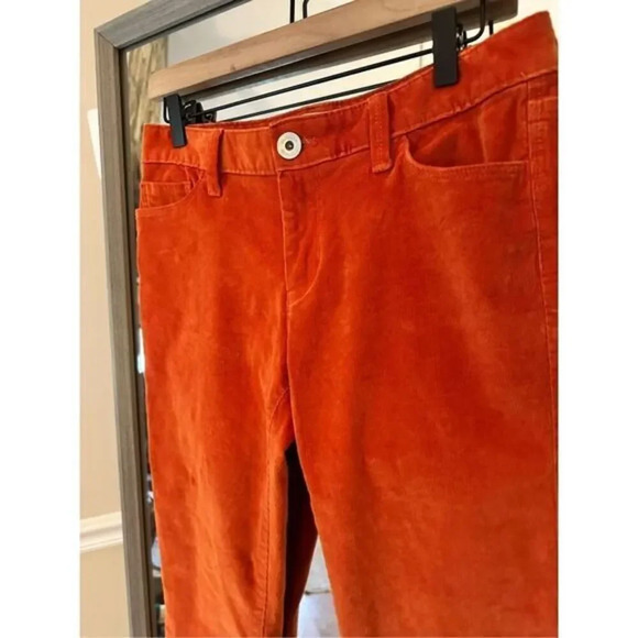 Banana Republic Corduroy Regular Fit Size 27 Burnt Orange - Picture 2 of 4